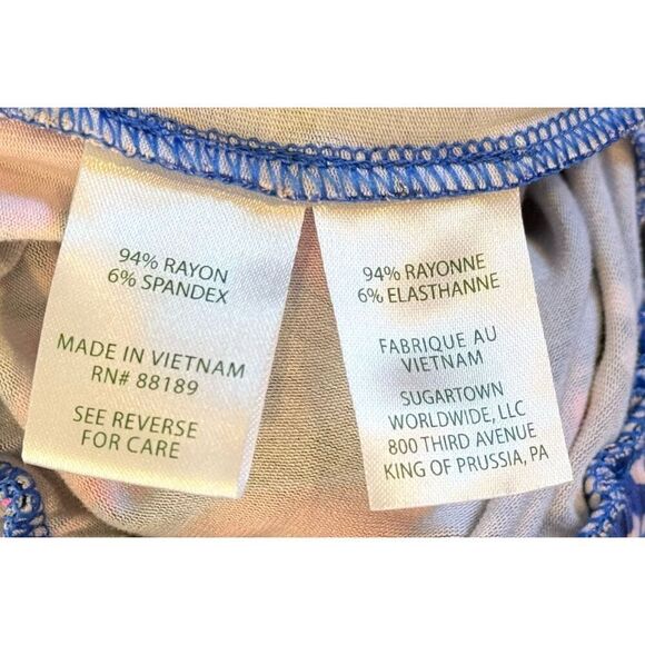 NWOT Lilly Pulitzer Neck Tie Wyota Borealis Blue Pant One Piece Jumpsuit Romper - Picture 8 of 16